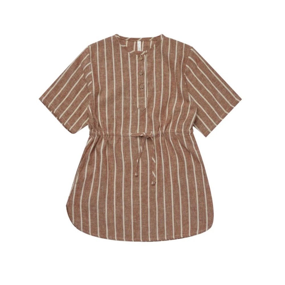 ELENI DRESS || CEDAR PINSTRIPE BY RYLEE + CRU